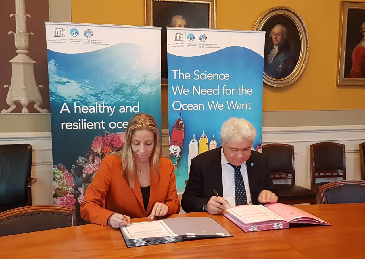 IOC of UNESCO and REV Ocean agree on solutions-oriented initiatives to support   the UN Decade of Ocean Science for Sustainable Development